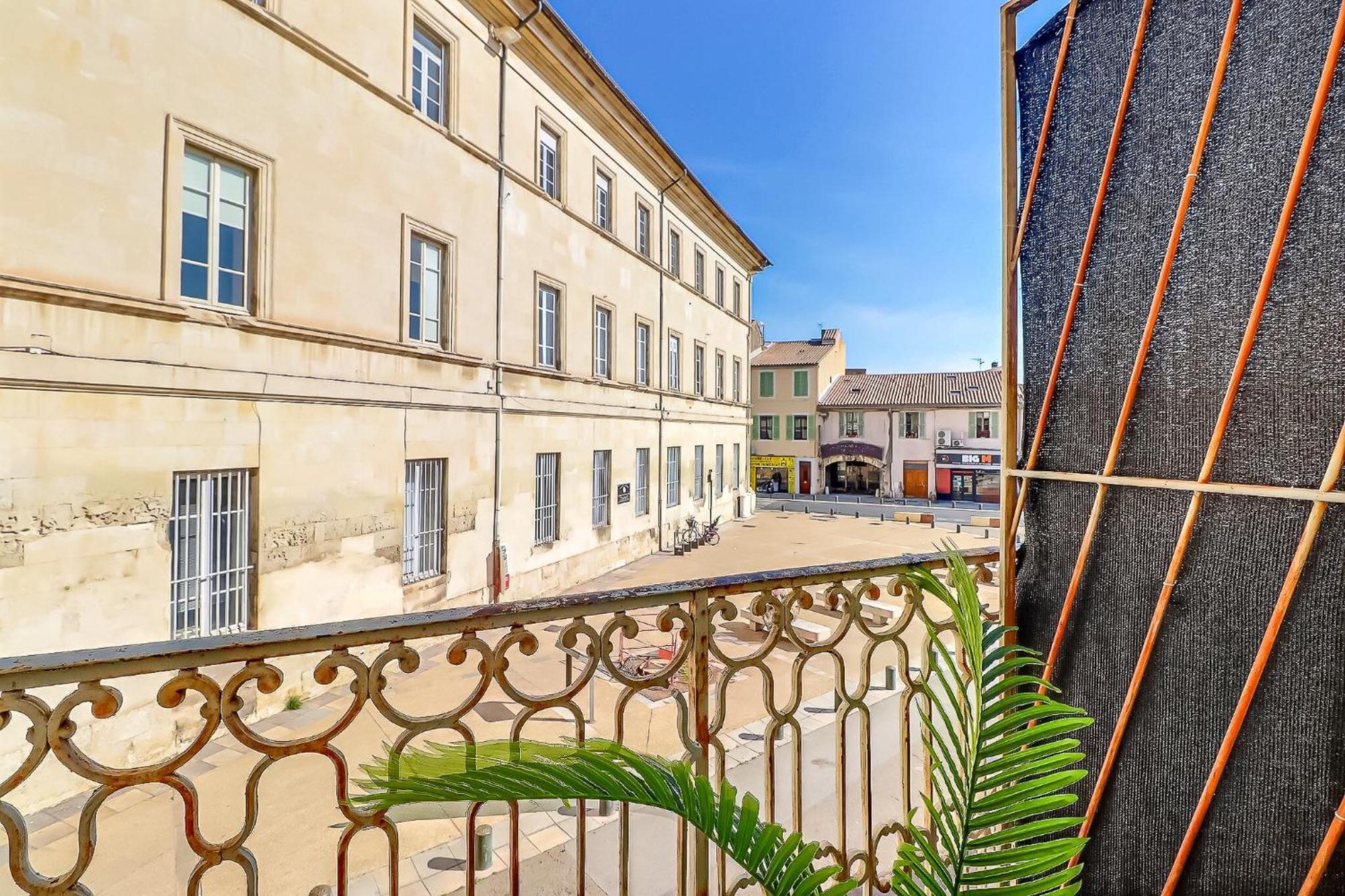 Blue De Nimes - Central - Balcon Apartamento Exterior foto