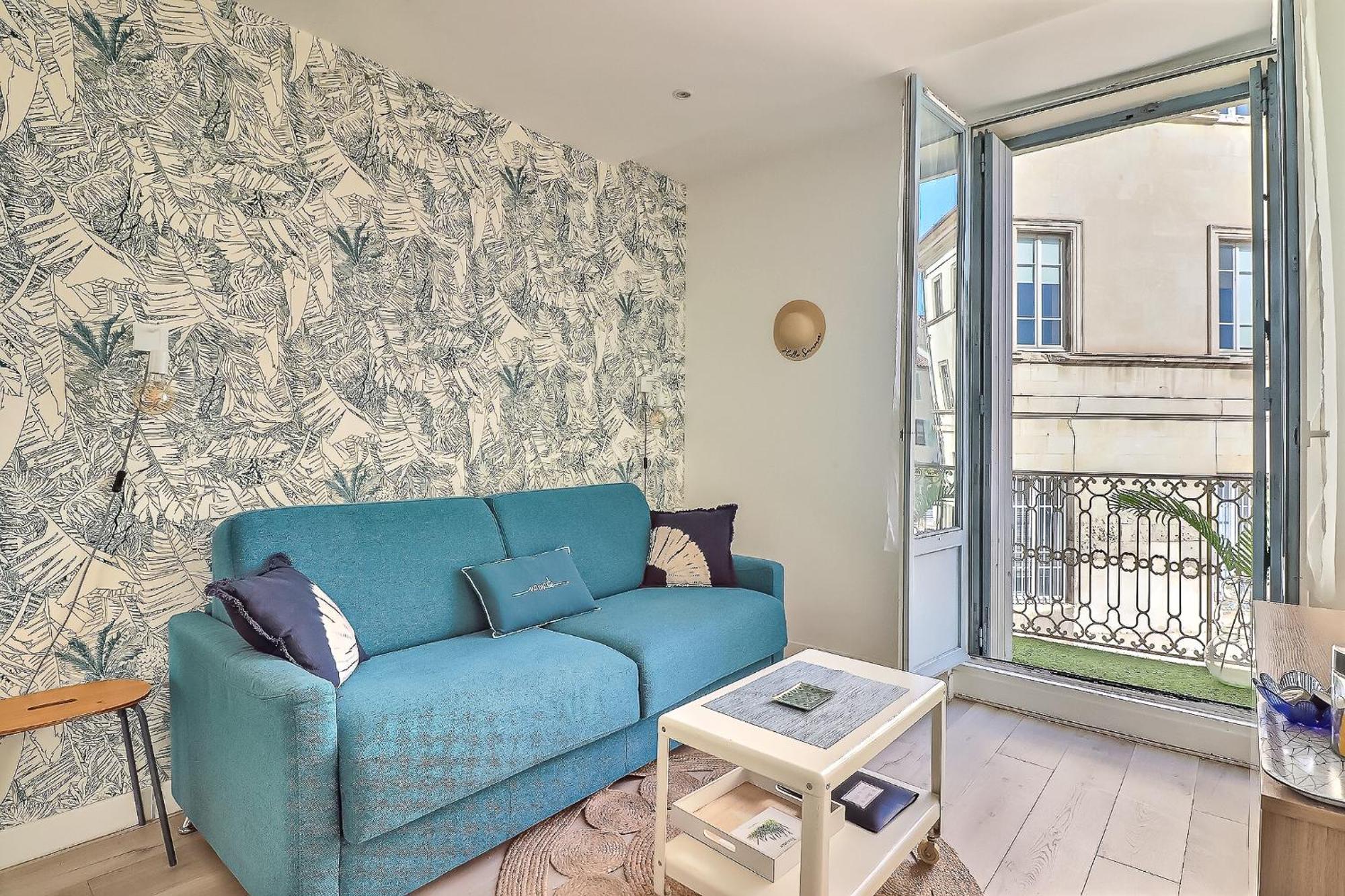 Blue De Nimes - Central - Balcon Apartamento Exterior foto